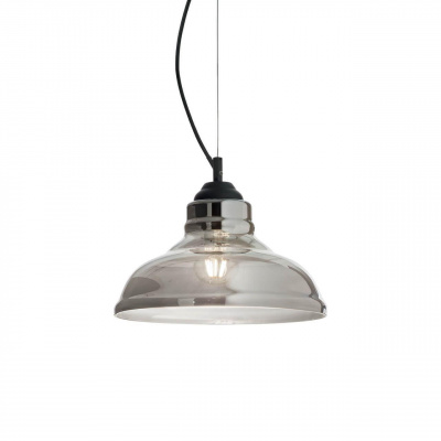 Подвесной светильник Ideal Lux Bistro SP1 PLate Fume 112343