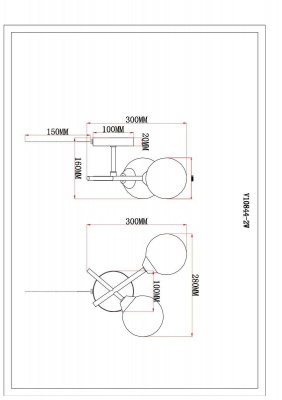 Бра Moderli Molecule V10844-2W