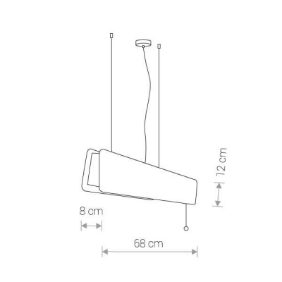 Подвесной светодиодный светильник Nowodvorski Oslo 9314