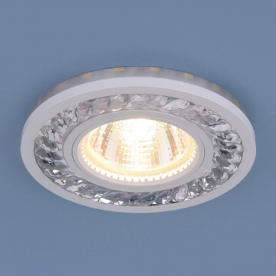 Встраиваемый светильник Elektrostandard 8355 MR16 CL/WH прозрачный/белый 4690389102851