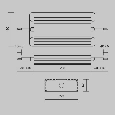 Блок питания Maytoni PSL008-400W-48V-IP67