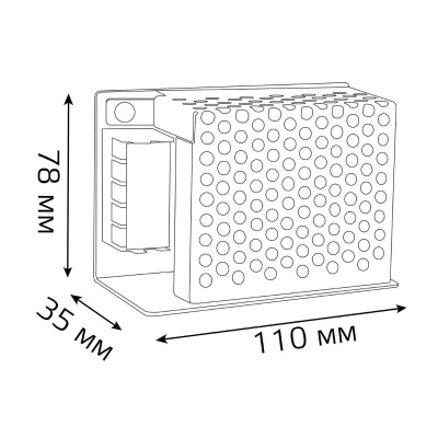 Блок питания Gauss 50W 24V IP20 202002050