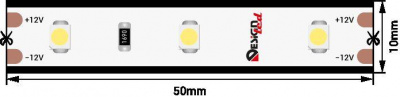 Светодиодная влагозащищенная лента DesignLed 4,8W/m 60LED/m 3528SMD холодный белый 5M 000262