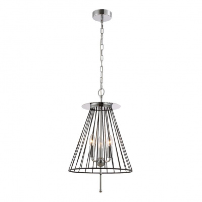 Подвесная люстра Crystal Lux Modesto SP3 Black/Chrome