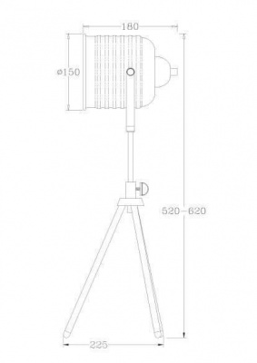 Настольная лампа Lucide Studio 71535/01/15