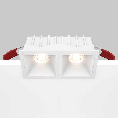 Встраиваемый светильник Maytoni Alfa LED DL043-02-10W3K-D-SQ-W