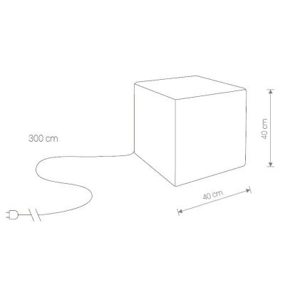 Уличный светильник Nowodvorski Cumulus Cube 8966