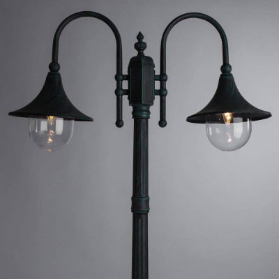 Садово-парковый светильник Arte Lamp Malaga A1086PA-2BG