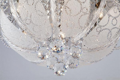 Потолочная люстра Eurosvet 80100/8 хром/голубой