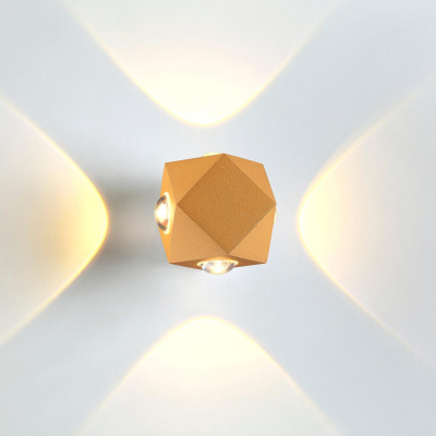 Уличный настенный светодиодный светильник Odeon Light Hightech Diamanta 4220/8WL