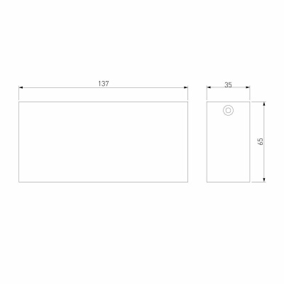 Потолочный светодиодный светильник Elektrostandard Block 25109/LED a066997