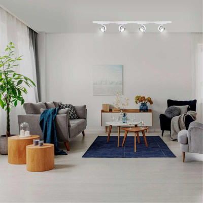 Трековый трехфазный светодиодный светильник Novotech Port Curl 358167