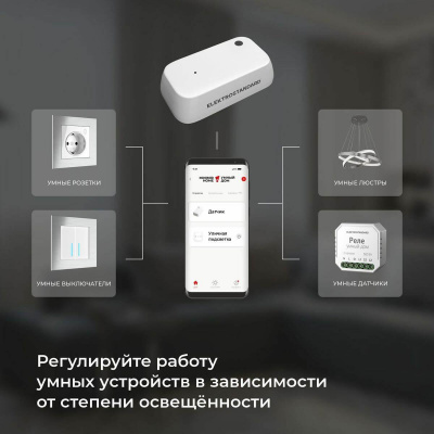 Датчик освещения Wi-Fi Elektrostandard 76200/00 4690389186790