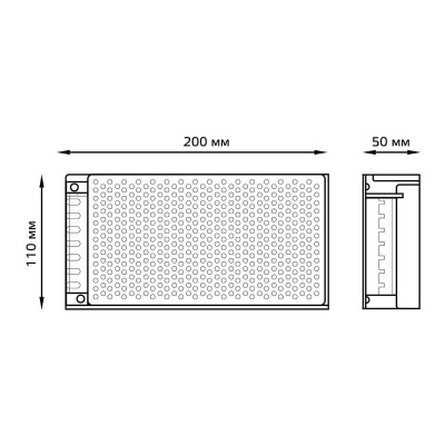 Блок питания Gauss Led Strip PS 12V 250W IP20 25A 202003250