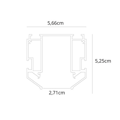 Профиль для накладного магнитного шинопровода Arte Lamp LINEA-ACCESSORIES A620205