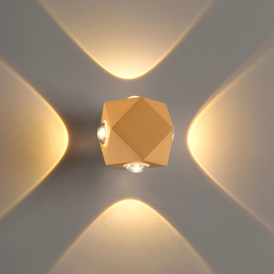 Уличный настенный светодиодный светильник Odeon Light Hightech Diamanta 4220/8WL
