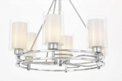 Подвесная люстра Lumina Deco Marietta LDP 8025-6 CHR+WT