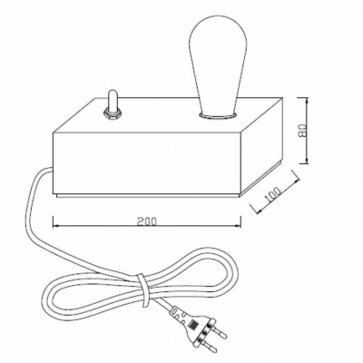 Настольная лампа Lucide Edison 08516/04/72