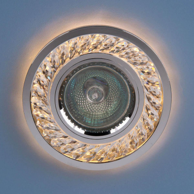 Встраиваемый cветильник Elektrostandard 8355 MR16 CL/CH прозрачный/хром 4690389102868