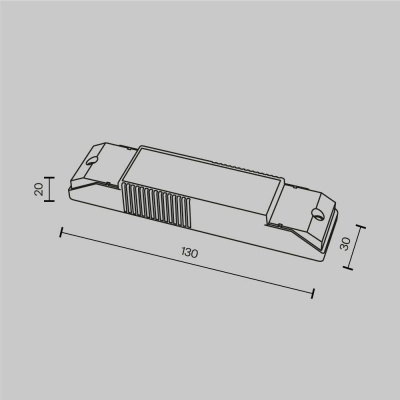 Блок питания Maytoni Technical Triac 23-40V 5-12W IP20 0,15-0,3A PSL-TR40-150-300mA