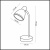 Настольная лампа Odeon Light Standing Mansy 2410/1T