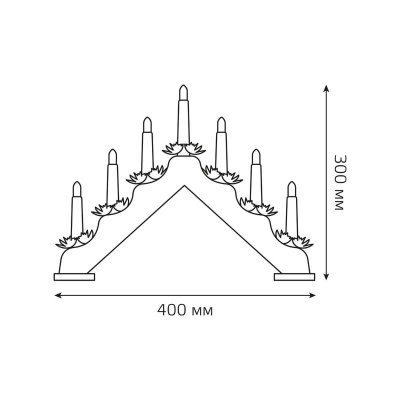 Светодиодный светильник Новогодняя горка Gauss Holiday HL020