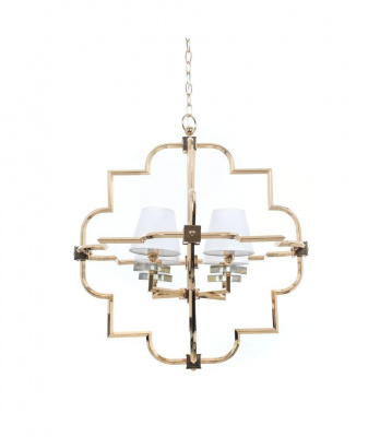 Подвесная люстра Lumina Deco Baltimore LDP 8020-4 GD+WT