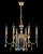 Подвесная люстра Crystal Lux Mercedes SP6 Gold/Color Подвесная люстра Crystal Lux Mercedes SP6 Gold/Color