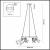 Подвесная люстра Odeon Light Techno pro Modern 3631/6 Подвесная люстра Odeon Light Techno pro Modern 3631/6