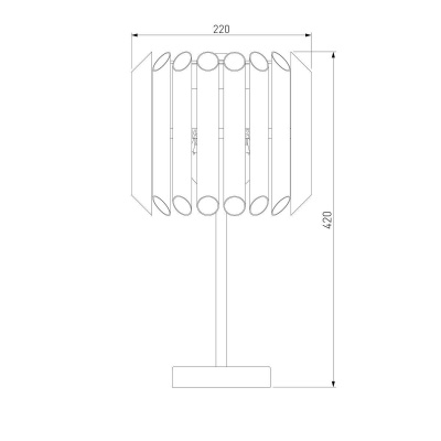 Настольная лампа Bogates Castellie 01107/3