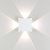 Настенный светодиодный светильник Odeon Light Hightech Balla 4251/4WL