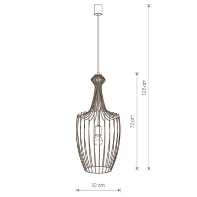 Подвесной светильник Nowodvorski Luksor 8847