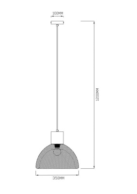 Подвесной светильник Arte Lamp Castello A7046SP-1BK