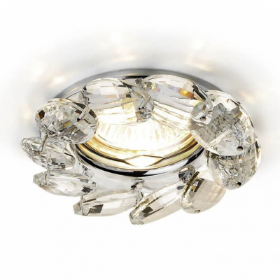 Встраиваемый светильник Ambrella light Crystal K306 CL/CH