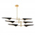 Подвесная люстра Crystal Lux Rafael SP6 Gold
