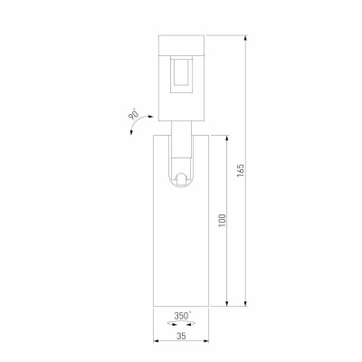 Трековый светодиодный светильник Elektrostandard Esthetic Magnetic 85115/01 a065416