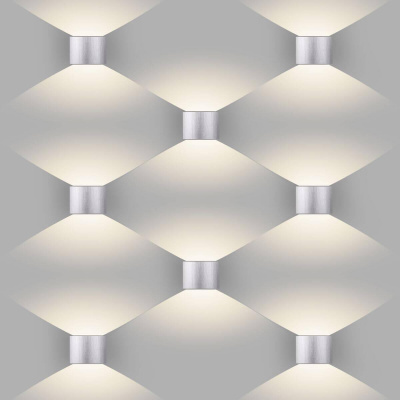 Уличный настенный светодиодный светильник Elektrostandard 1518 Techno LED BLADE алюминий a051741
