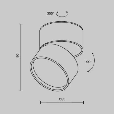 Светодиодный спот Maytoni Onda C024CL-L12W4K