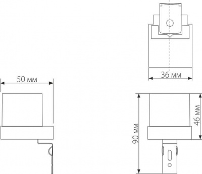 Датчик освещенности Elektrostandard SNS-L-06 1200W IP44 Белый a026126