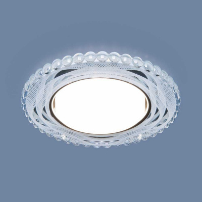 Встраиваемый светильник Elektrostandard 3036 GX53 SL/WH зеркальный/белый a047765