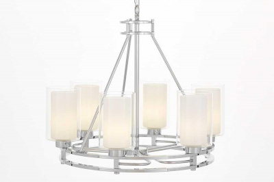 Подвесная люстра Lumina Deco Marietta LDP 8025-6 CHR+WT