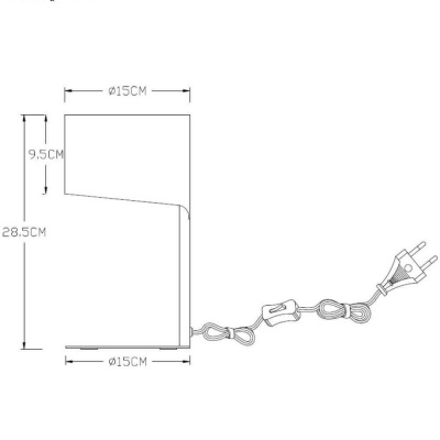 Настольная лампа Lucide Knulle 45504/01/36