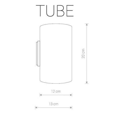 Настенный светильник Nowodvorski Tube 9317