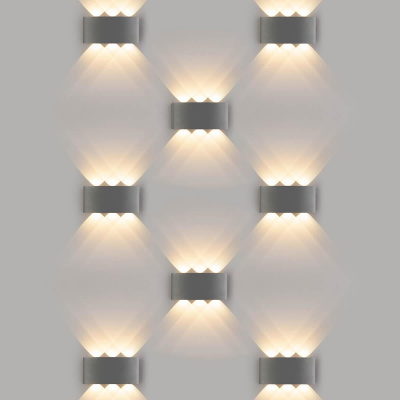 Уличный настенный светодиодный светильник Elektrostandard 1551 Techno LED Twinky Trio a038417