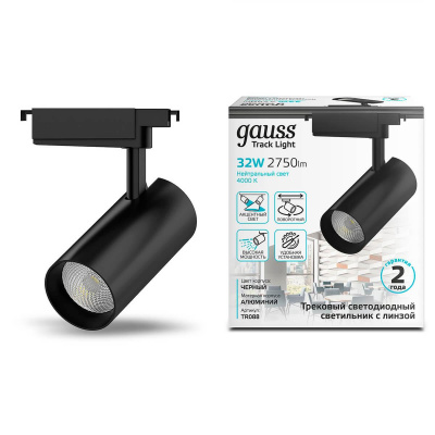 Трековый светодиодный светильник Gauss Track Light Led TR088