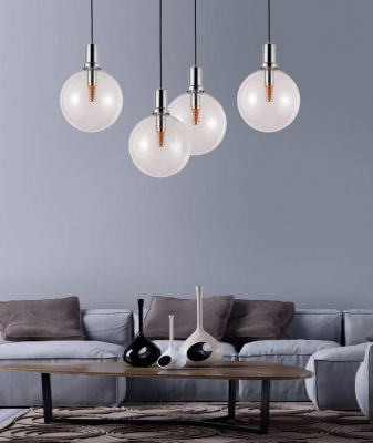 Подвесной светильник Lumina Deco Dorito LDP 1212-250 GY+CHR