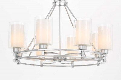Подвесная люстра Lumina Deco Marietta LDP 8025-8 CHR+WT