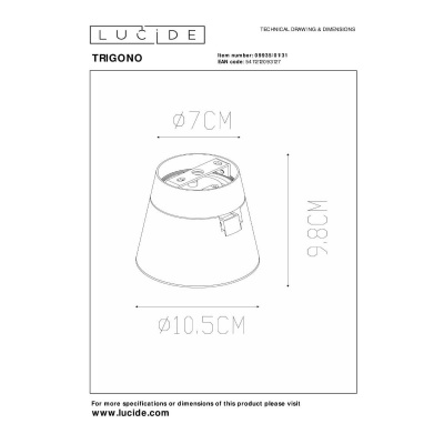 Спот Lucide TRIGONO 09935/01/31