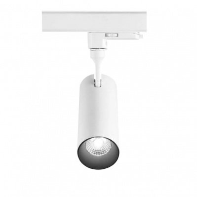 Трековый светодиодный светильник Ideal Lux Smile 15W Cri80 50 4000K Wh 189956
