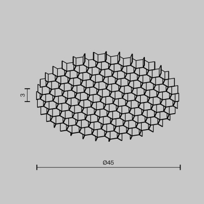 Рассеиватель Maytoni Technical Artisan HoneyComb-D45